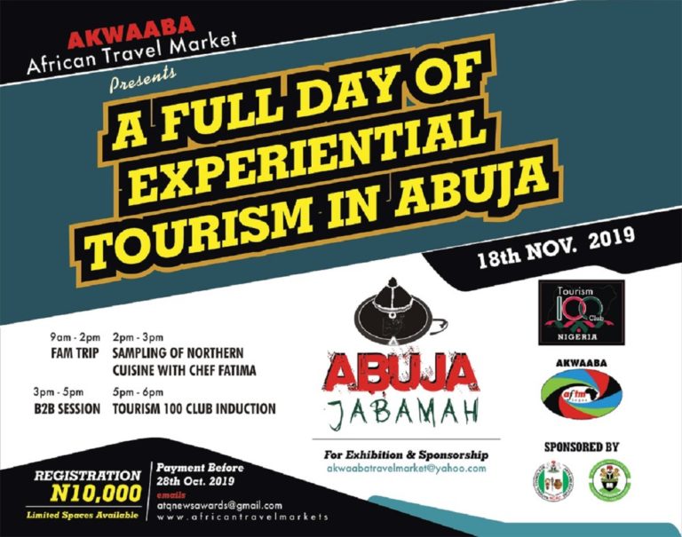 ABUJA JABAMAH 2019: TOURISM 100 CLUB (CLASS OF 2019) TO BE INDUCTED AS ORGANISERS RELEASE LIST OF SOME NOMINEES
