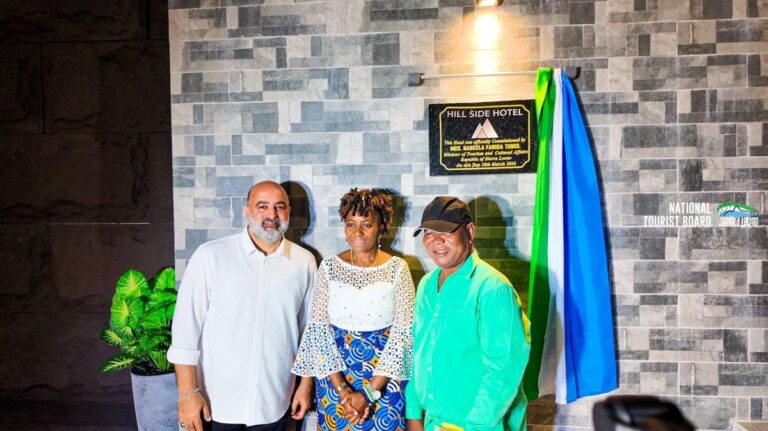 Win for ‘Mama Salone’ as Minister Nabeela Tunis Commissions 25-Room Hillside Hotel