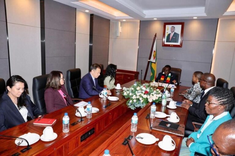 UN Tourism Sec-Gen Shaikha Al Nuwais Visits President Mnangagwa in Harare