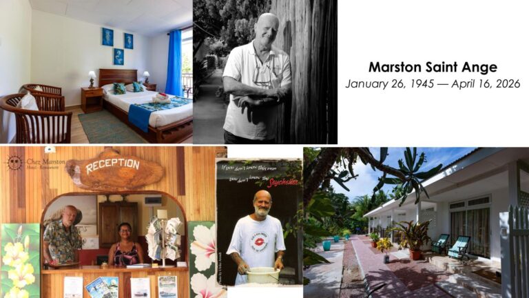 La Digue Mourns the Loss of Iconic Hotelier Marston Saint Ange