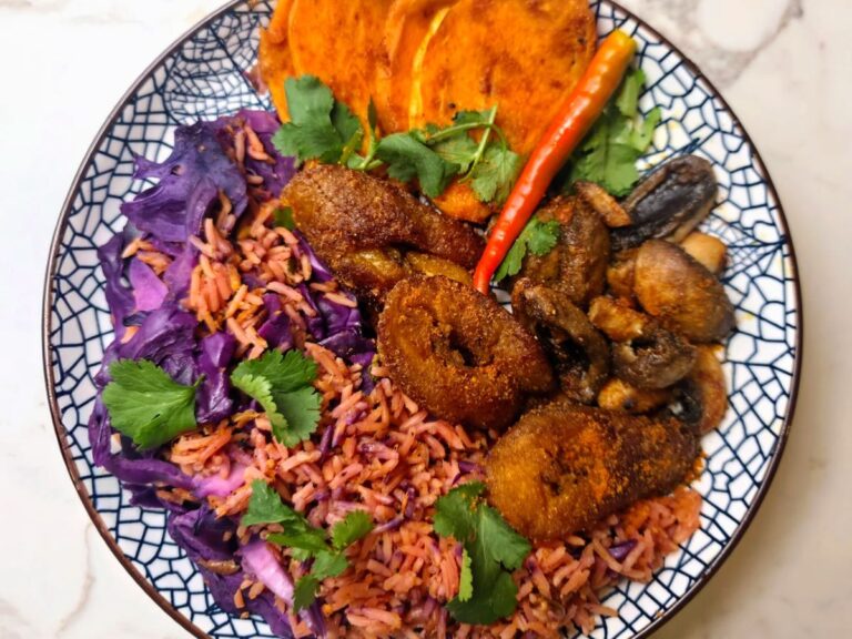 Beetroot Jollof: A Study in Colour, Technique, and Flavour