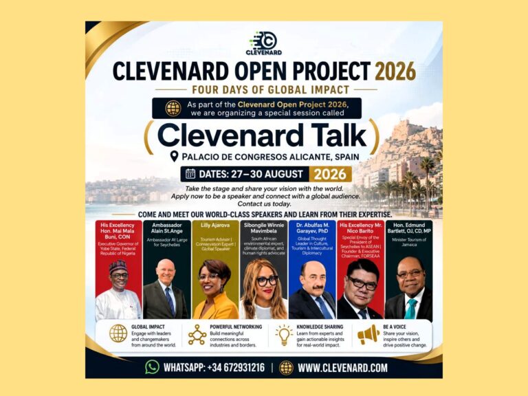 Ministers, Diplomats and Investors Set for Clevenard Open Project 2026
