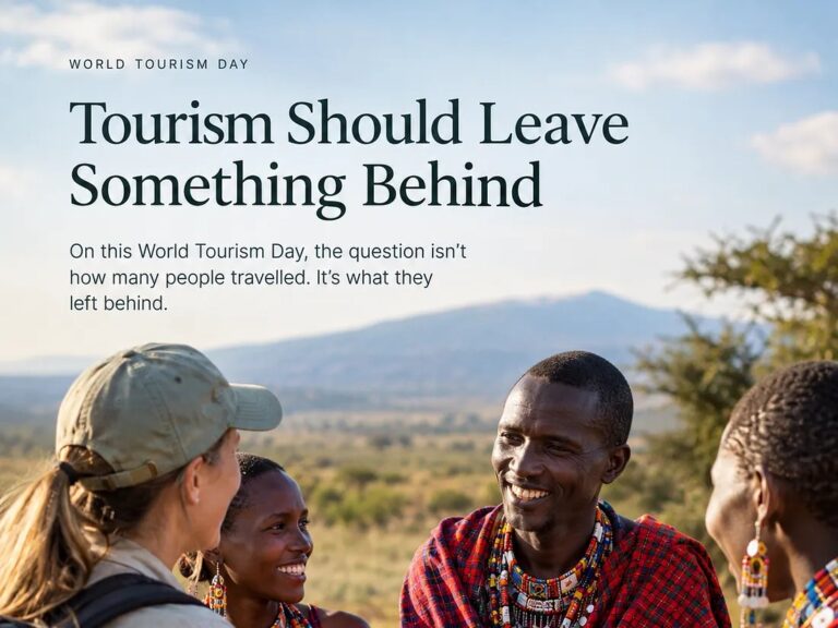 WTD 2026 Cogitations: Tourism Should Leave Something Behind