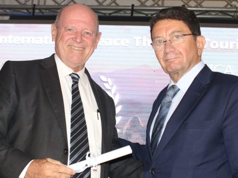 “A Dear Friend:” Seychelles Envoy St. Ange Celebrates Dr. Rifai’s WTTC Tourism Icon Award